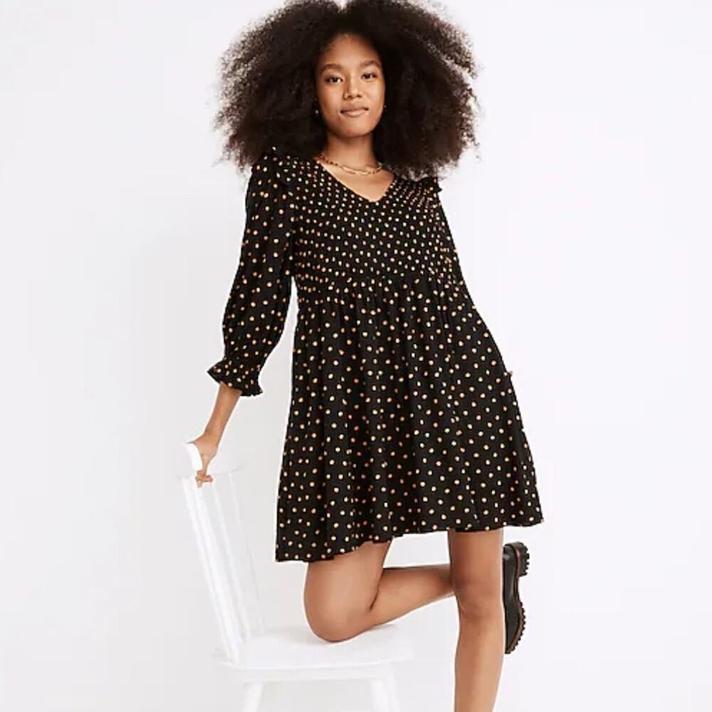 Madewell Lucie Mini Dress polka dot sundress